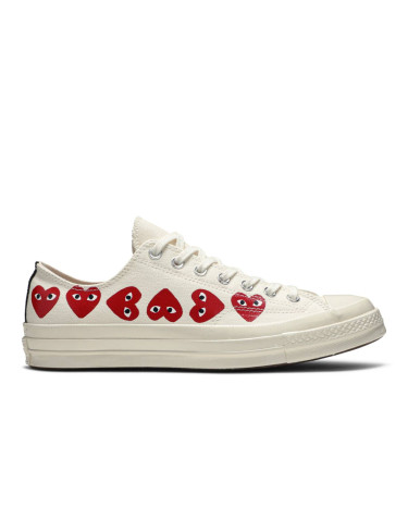 Кеды Converse x Comme Des Garcons Play Chuck 70 Low Multi Heart 162975C