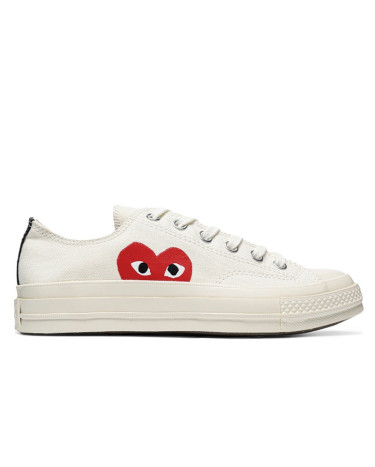Кеды Converse x Comme Des Garcons Play Chuck 70 Low White 150207C